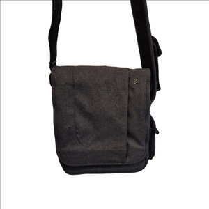 Travelon Anti-Theft Urban Gray Crossbody Messenger Bag with Adjustable Strap